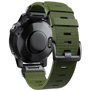 Zenia 26mm 22mm Skin-friendly Premium Nylon Watch Strap for Garmin Fenix 8 E 7X 7 6X 6 Pro Sapphire Solar 5 5X Plus 3 Instinct MARQ Forerunner 970 965 Approach S70 47mm S60 S62 Epix Gen 2 Quatix Descent G1 G2 Mk1 Mk2 Mk2i Mk3i 51mm Enduro D2 Tactix Bravo