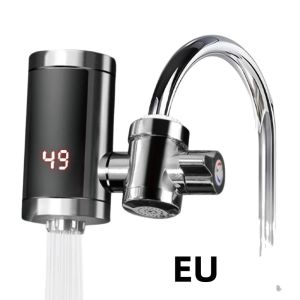 VGMJ 3000W Fast Heating Instant Water Heater Digital Display Temperature Display Tankless Heaters Electric Heater Fast Heating Tap Heating Faucet Kitchen