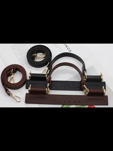 Stylish Bag Component PU Leather Cover Handle and Strap Bag Making Crafting Supplies for Craft Lover