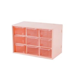 9 Slot Drawer Desk Organizer Drawer Grid Mini Drawer Storage Jewelry Multi Grid  Drawer Accessories Organizer Box