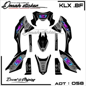Striping Stiker KLX BF Fullbody Keren Kode ADT.058