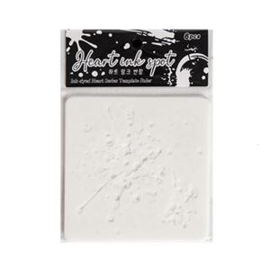 6 Pcs Ink Dots Stencils Heart Drawing Templates Art and Craft Stencils For Scrapbooking Handmade Cards And Art Projects