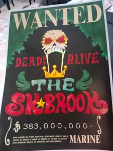 HOLOGRAM STRAW HAT NEW BOUNTY POSTER HOLOGRAM STICKERS
