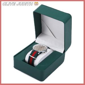 CISWGE Watch Storage Box PU Single Watch Display Case Wristwatch Watch Holder Travel Jewelry Watch Organizer For Men Gift