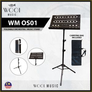 Wooi Music OS01 Foldable Orchestra Stand / Music Stand / Conductor Stand with Bag