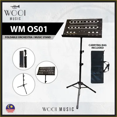 Wooi Music OS01 Foldable Orchestra Stand / Music Stand / Conductor Stand with Bag