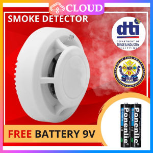 Portable Independent Smoke Detector Fire Alarm Photoelectric Sensitive Sensor Alarm For Family Guard Battery Included Fire