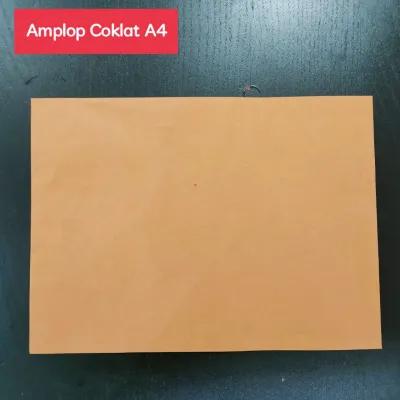 Amplop Coklat AKS ukuran A4 isi 10 lbr dan 100 lbr