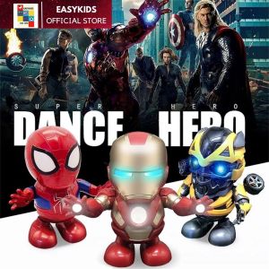 Robot Nhảy Múa Iron Man Người Sắt Đồ Chơi Siêu Nhân Robot Nhảy Múa Dance Hero