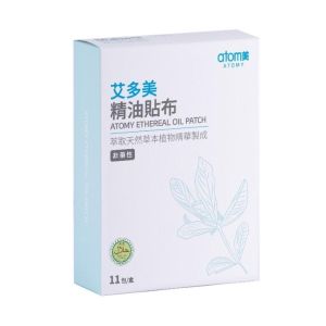 Ship from KL แผ่นน้ำมันหอมระเหย Aidomy Atomy Ethereal oil patch 1box