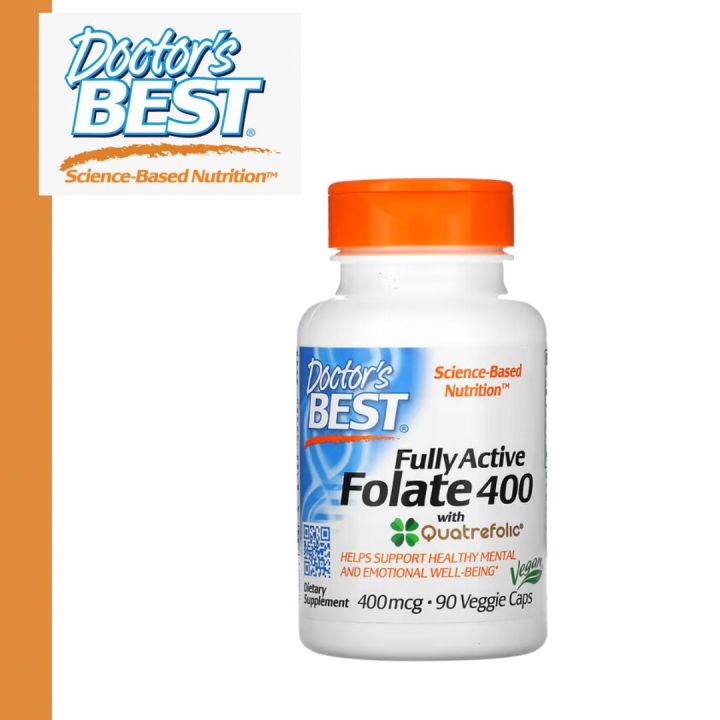 Doctor's Best Ph | Doctor's Best, Fully Active Folate 400 with ...