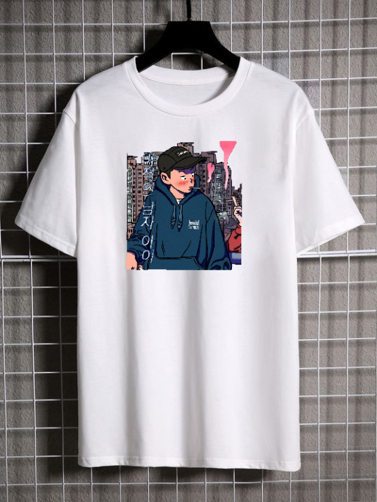 Korean Inspired *Boy Aesthetic* Cotton tshirt Unisex Lazada PH