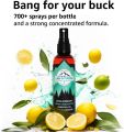 Lumi Outdoors Shoe Deodorizer & Foot Odor Eliminator Spray - Natural Shoe Smell Remover - Extra Strength Eucalyptus Lemongrass Freshener 118g. 
