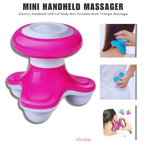 Chainshop Electric Handheld Usb Full Body Mini Portable Multi Triangle Massager Lazada Ph