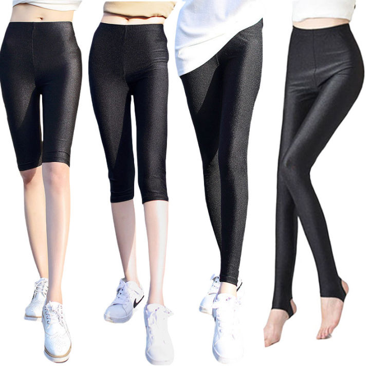 Ready Stock Legging wanita Summer Thin Ice Silk Pants S-5XL Plus saiz ...