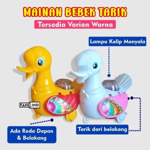 PROMO MAINAN BEBEK LAMPU / MAINAN BEBEK TARIK LT20