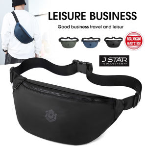 Jstar Waterproof Waist Bag Men Sport Crossbody Bag Pouch Bag Chest Bag Beg Lelaki (Wp-058)