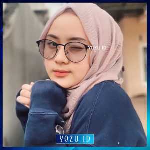 Kacamata Photocromic Minus Frame Oval Cewe Cowok