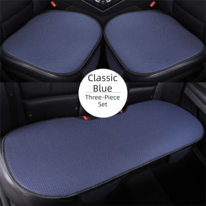 MZRTNZ Ice Silk Material Ice Silk Car Seat Cushion With Storage Bag Cool Breathable Fabric Universal Car Seat Cushion Front Rear Seat Three-Piece Design Non-Slip Seat Cushion Summer Use