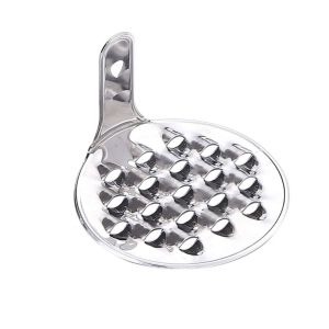 KAWAIIR Silver Jelly Scraper Professional Polished Cold Jelly Grater Jelly Scraping Tools Stainless Steel Cold Jelly Slicer Noodle