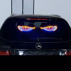 Car Body Decoration Car Stickers Lighting Stickers Devils Eye Waterproof LED Light Beads Stickers Portable USB-powered