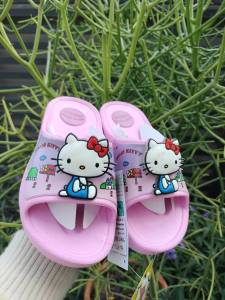 รองเท้าแตะเด็ก Hello Kitty ของแท้จากโรงงาน น่ารักที่สุด ลิขสิทธิแท้ รองเท้าเด็ก รองเท้าไม่มีไฟ รองเท้าการ์ตูน นุ่มเบา -พร้อมส่ง