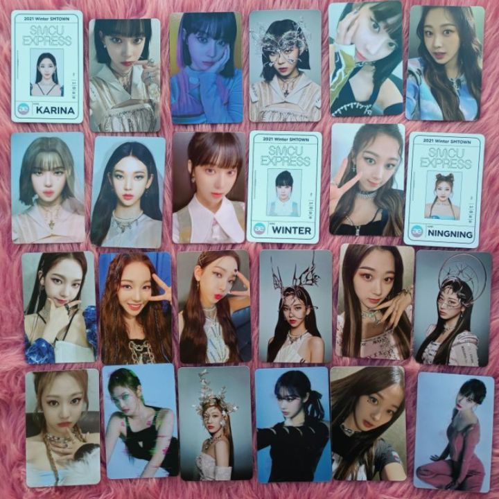 Aespa Savage Official Photocards (p.o.s, Synk Dive, Hallucination Quest 