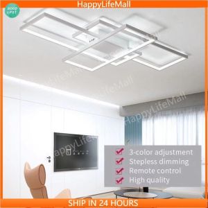 [COD & STOCK & Local ship]3 Color Nordic Chandelier Led Ceiling Light Living Room Ceiling Light Chandelier