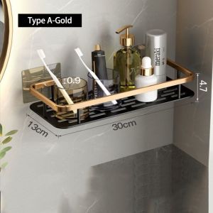 Art Living No Punching No Drill Bathroom Shelf Bathroom Storage Rack Bathroom Accessories Kitchen Shelf Rack