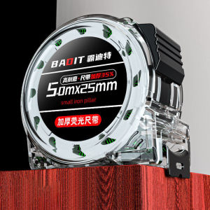 10/5M Steel Meter Tape Transparent Fluorescent Ruler High Precision Meter Measuring Tape Ruler