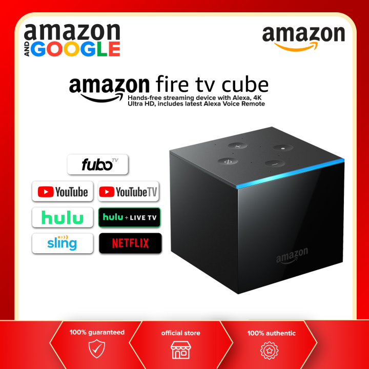 Amazon Fire TV Cube 2nd Gen HandsFree w/Alexa & 4K Ultra HD Streaming