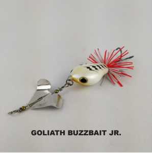 SOTELO GOLIATH BUZZBAIT JR 4CM jump Frog with Propeller Expert For Snakehead Hunter