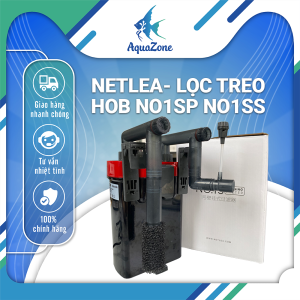 Máy lọc thác treo hồ cá Netlea HOB NO1SP NO1SS cao cấp hoạt động mạnh mẽ êm ái