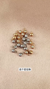 20pcs Silicone Plug Stopper Bead Multifunctional Positioning Bead Metal Spacer Beads Making Findings Accessories