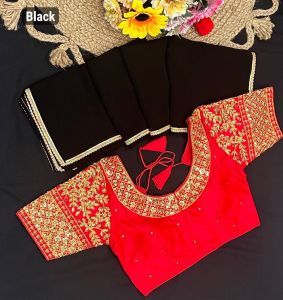 [Pre Order] HAVY FOX GEORGETTE Saree (Normal / Ready To Wear) ~ Delivery Lead Time : 10 days