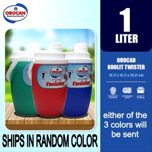OROCAN KOOLIT TWISTER Water Cooler Jug Water Storage Assorted Colored Water Jug Water Cooler to Freshen Up Easy to Handle Water Cooler Jug