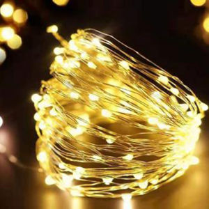 Wishcat LED String Light/10M 5M 3M 2M/Silver Wire Fairy Lights/Home Christmas Wedding Party Decor/By USB COD