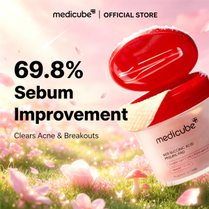 Medicube Red Succinic Acid Panthenol 70 Pads | Niacinamide + Salicylic Acid Skincare