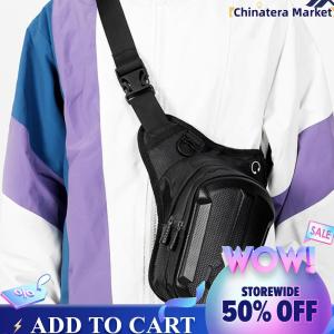 【Chinatera】Outdoor Casual Waist Bag Waterproof Motorbike Hip Bum Pack Bags Multifunctional Mobile Phone Purse for Riding Cycling