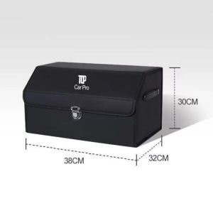 CarPro Car Trunk Organizer PU Leather Organizer Foldable Emergency Storage Box for Alfa Romeo Giulia Stelvio Mito Giulietta