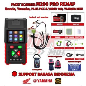 UFDATE NEW SCANNER JDIAG M200 PRO PAKET UNIVERSAL SEMUA MOTOR