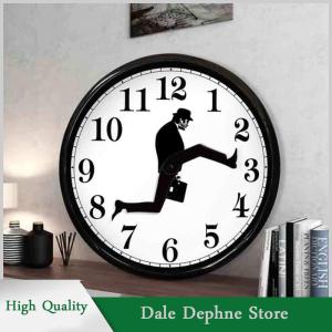 [Dale Dephne] นาฬิกาแขวนผนังคลาสสิกตลกเดินเงียบนาฬิกาบ้าน dector