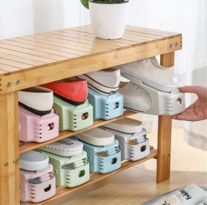 Tempat Penyimpanan Sepatu Tatakan Rak  Sepatu Susun Shoes Organizer