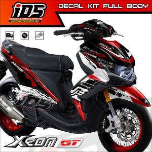 Terbaru Decal Xeon GT 125 Full Body Stiker Xeon GT 125 Full Body Desain HItech