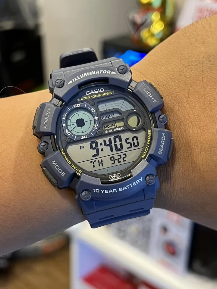 Watch Casio Collection Fishing Gear WS-1500H-2AVEF