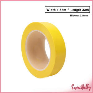 Sweet Belly เทปกาวตีเส้น PVC เทปไวนิล มีให้เลือกหลายสี 33m (1 ม้วน) ลอกออกไม่ทิ้งคราบ Landmark tape