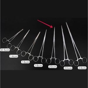 COD+Local+ReadyStock Metar 12.5/14/16/18/20/22/24cm Stainless Steel Fishing s Fish Hook Pliers Remover Curved Tip Fishing Bait Clamp Fishing Locking Forceps Accessor