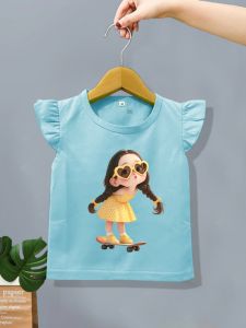 Ruffle Tee Kaos Atasan Anak Perempuan Motif Terbaru