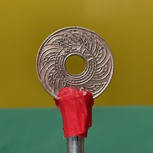 เหรียญ 1 สตางค์รูทองแดง พ.ศ.2469