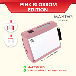 Pink Blossom Edition MaxTag Sm@rt T@g Touch n Go Toll Reader